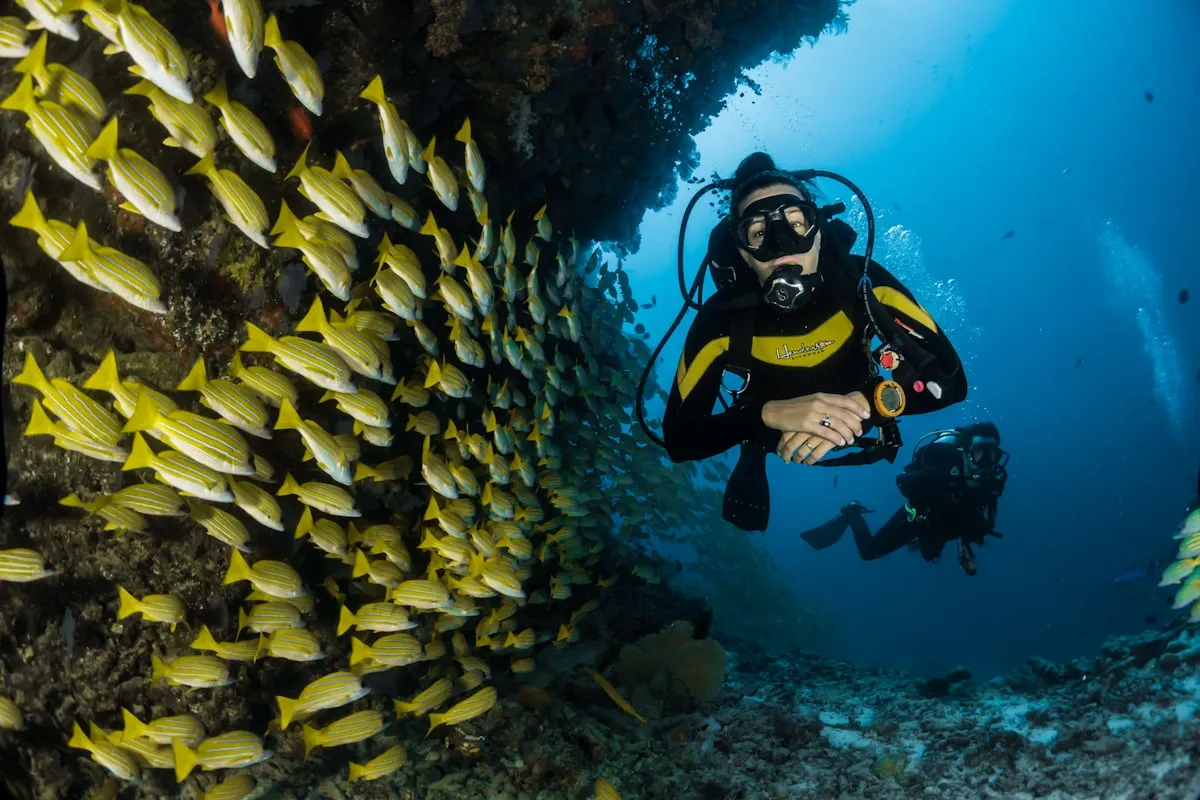 Crystal clear waters of Porto Cristo, Mallorca