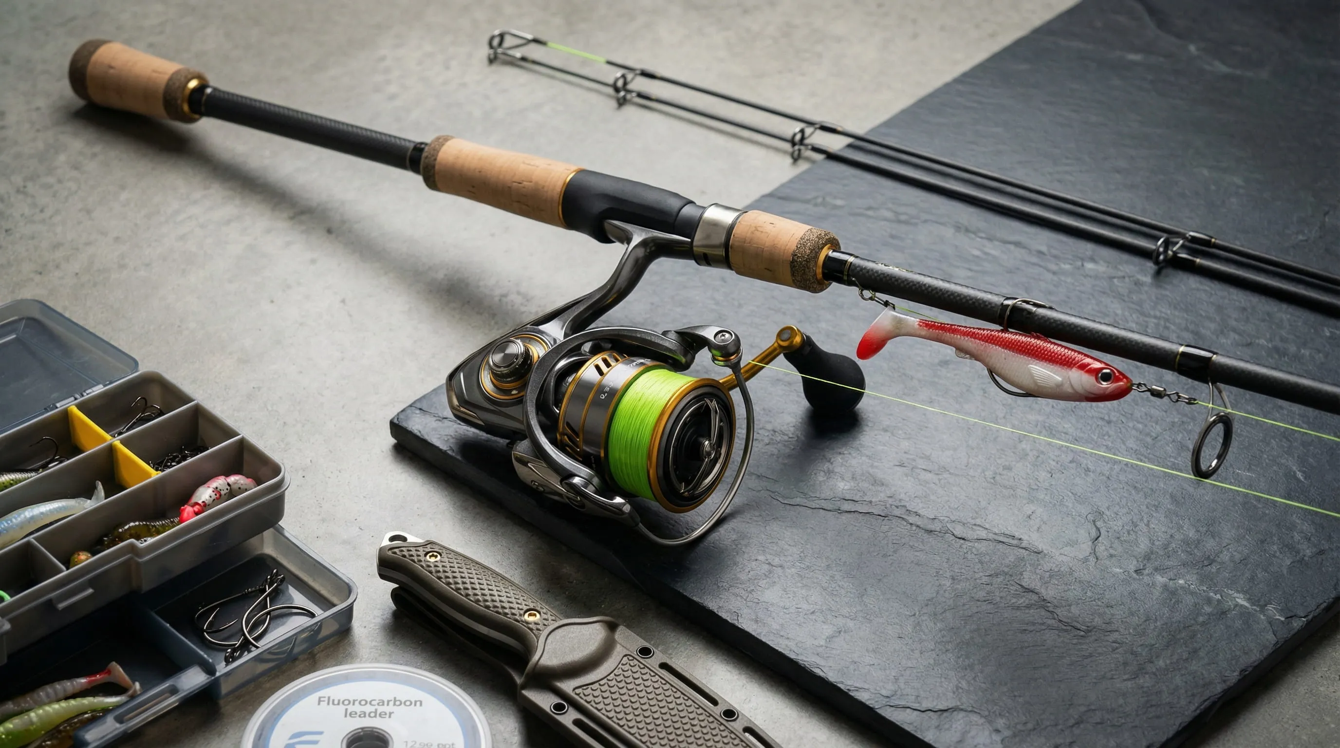 Fishing rods and tackle
